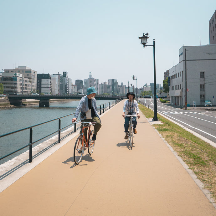 夏の自転車と、日焼け対策